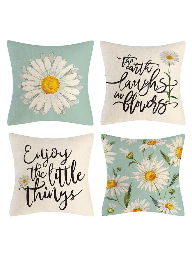 Bluejw New Four-piece Cartoon Pattern Pillow Decorative Set Home Sofa Cushion Decorative Linen Pillow Case  - Image 3