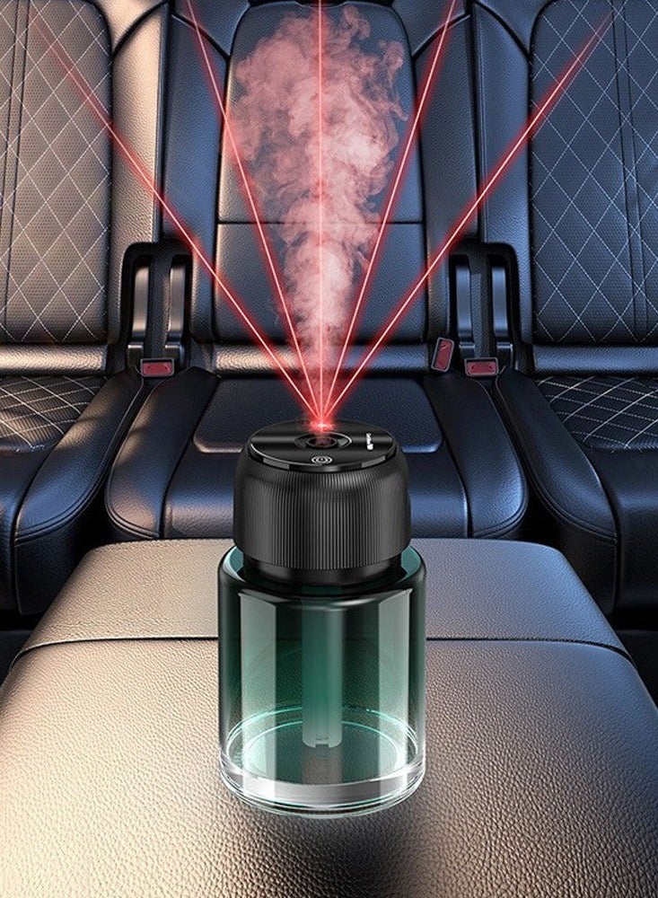 DIGI CORE Intelligent Car Diffuser Air Freshener, Rechargeable Waterless Aroma Diffuser with Starry Ambient Light, Smart Essential Oil Diffuser for Car, 360° Nano Atomization & Long-Lasting Polymer Fragrance for Home, Office & Travel - Image 2