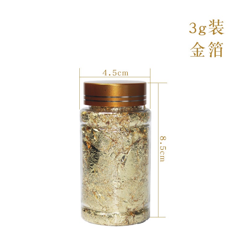 Gold And Silver Foil Decorative Quality Broken Gold Foil Broken Silver Foil Decorative Gold Foil Decorative Gold And Silver Foil Factory - Image 1