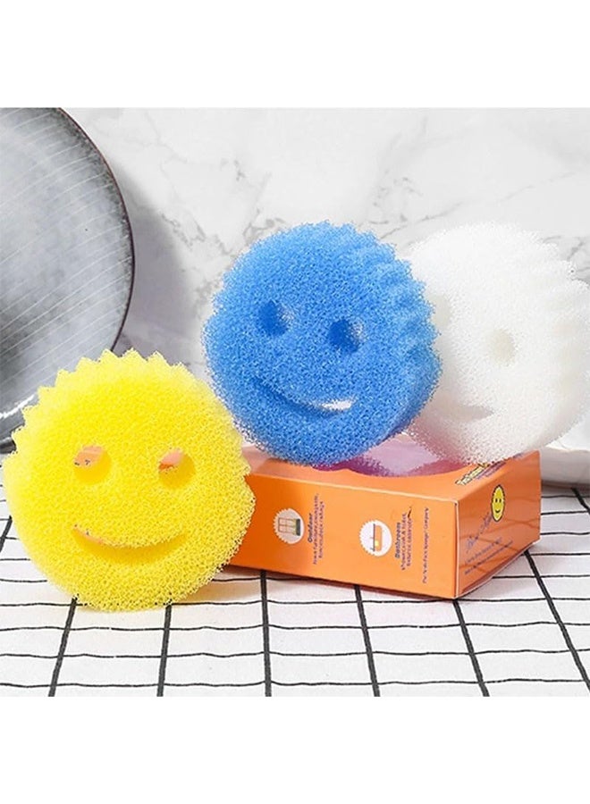 واي جيه ان الاسفنجة الخصوصية لغسل الاطباق وأواني المطبخ مثالية لتنظيف مختلف السطوح وتأتي في مجموعة من اربع قطع - Image 3