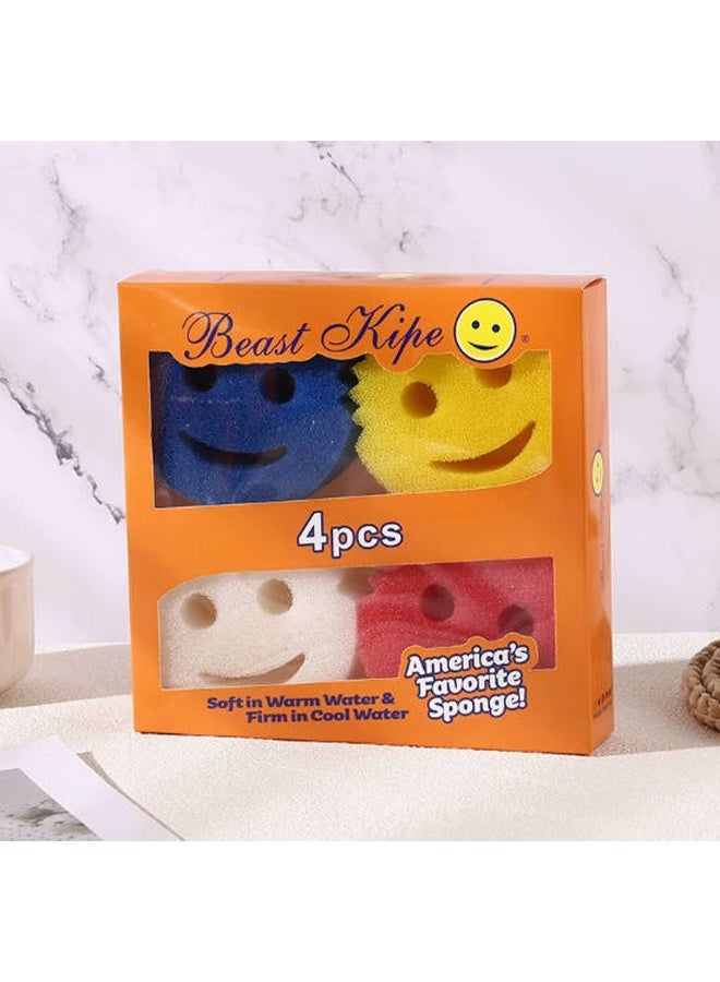 واي جيه ان الاسفنجة الخصوصية لغسل الاطباق وأواني المطبخ مثالية لتنظيف مختلف السطوح وتأتي في مجموعة من اربع قطع - Image 5