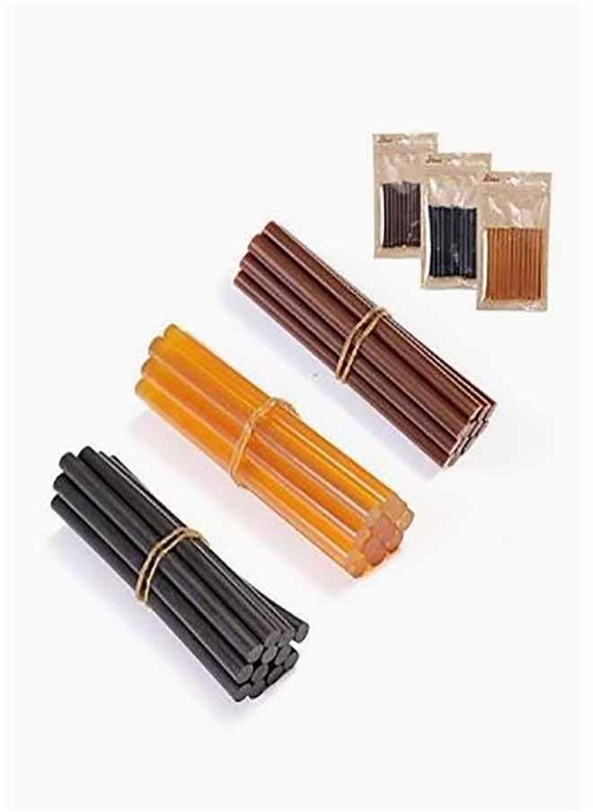 Estelle Set Of 12 Professional Hair Extensions Keratin  Bond Glue Sticks (Yellow)  - Image 2