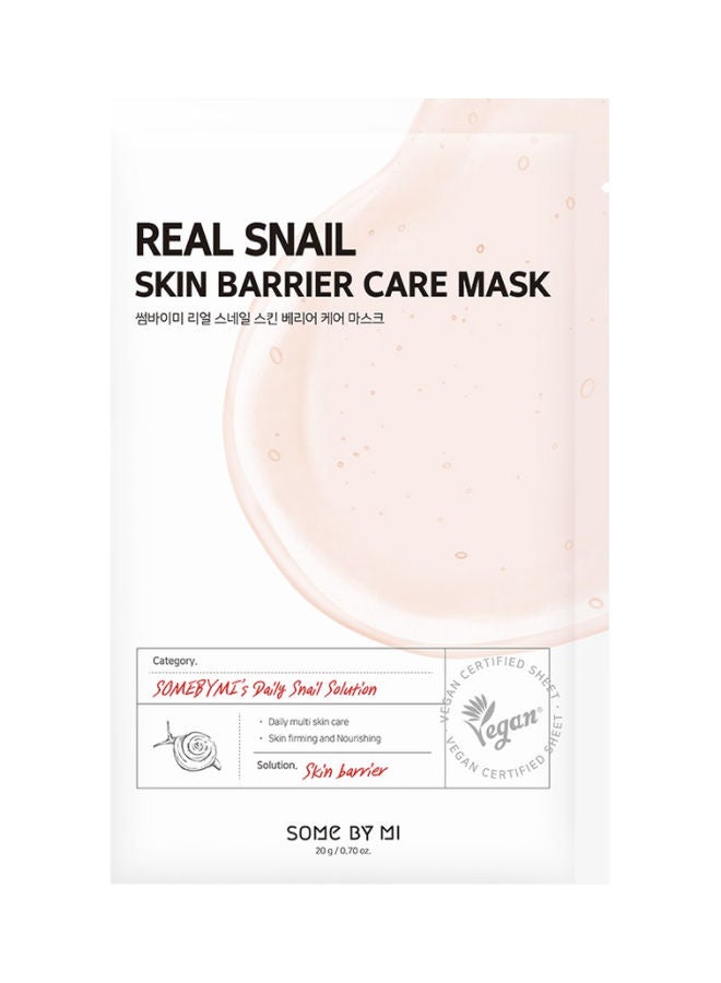 Some by Mi Real Snail Skin Barrier Care Mask 20grams - Image 1