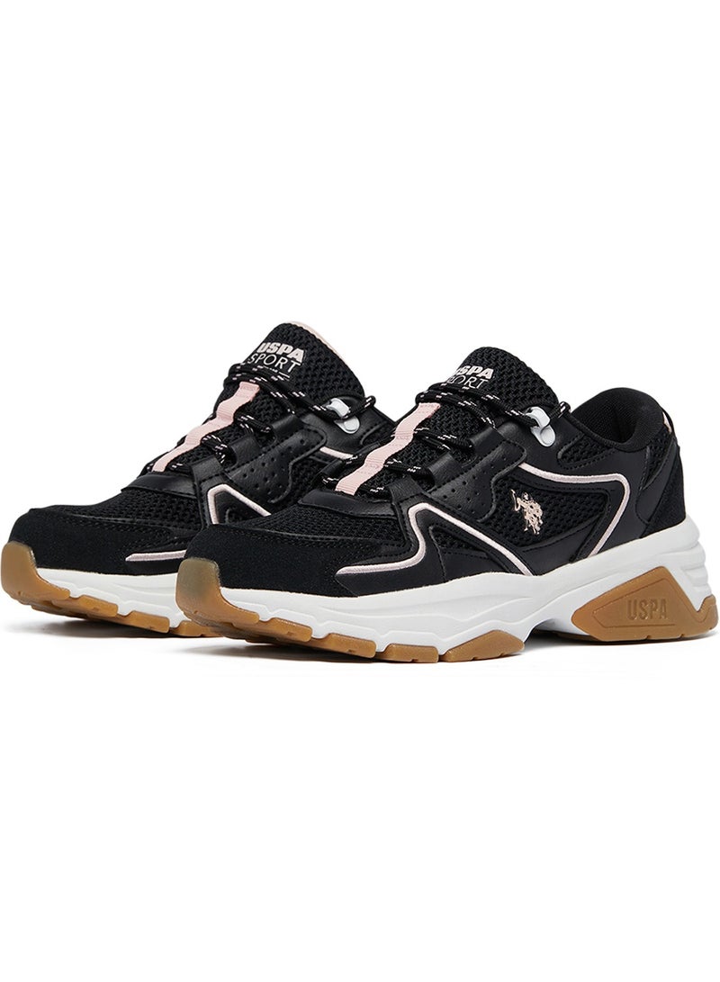 U.S. Polo Assn. Women's Black Low-Top Eye-Catching Performance Sneakers - For a Bold & Stylish look!  - Image 2