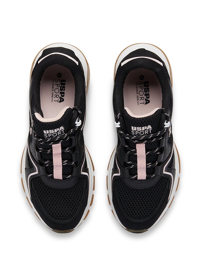 Women's Black Low-Top Eye-Catching Performance Sneakers - For a Bold & Stylish look! - pzsku/Z6F5F7C26A2B0F3CA653AZ/45/_/1740732135/a4a8ec44-986d-4893-898d-7417bd8fcfbe