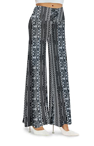 Arolina Women's Stretchy Wide Leg Palazzo Lounge Pants Casual Comfy High Waist Palazzo Pants - Image 1