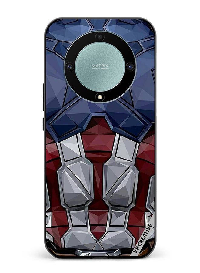 VR CREATIVE Protective Case Cover For Honor X9b Captain America Suit Design Multicolour - Image 1