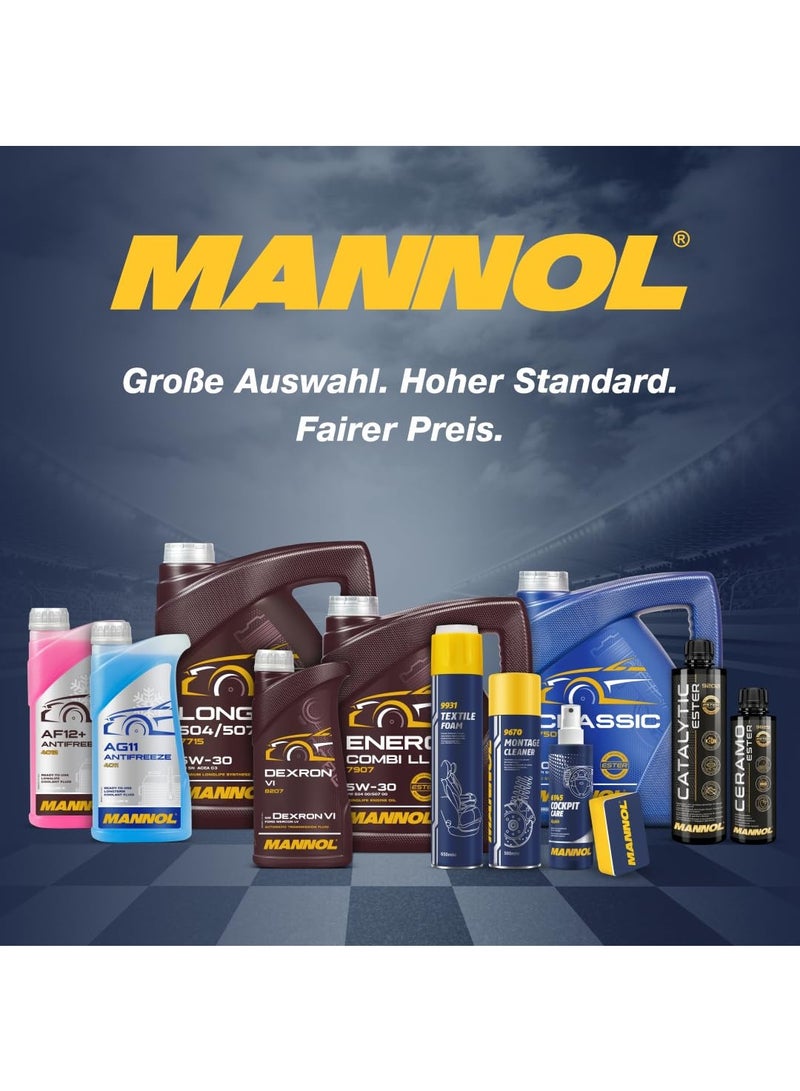 MANNOL 4013 AG13 Antifreeze | Ready to USE | HIGHTEC COOLANT Fluid | Green | Year-Round use | Reliable Protection | Prevents Corrosion | Deposits |  1 Litre - Image 2