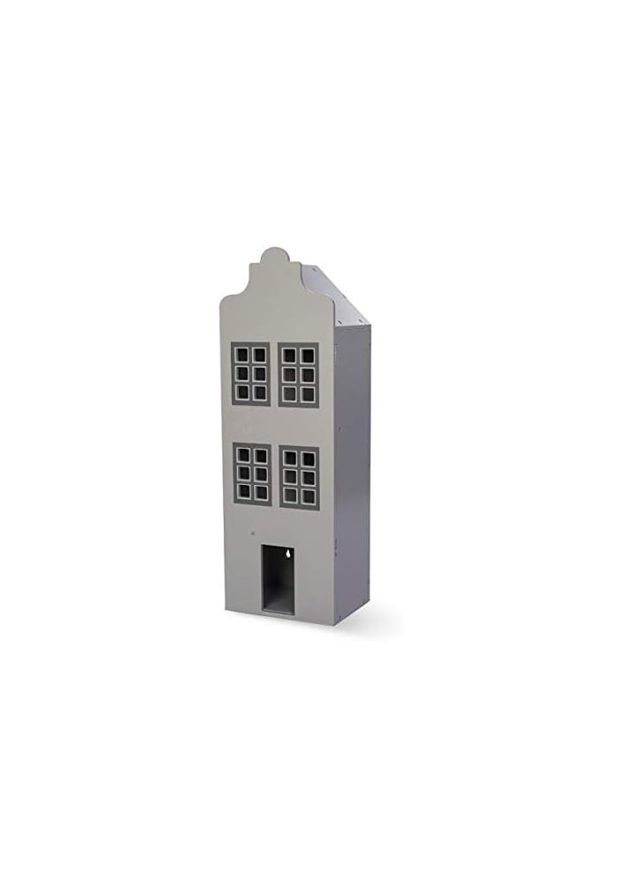 byAstrup Wooden Dollhouse Town House in Grey - Image 1