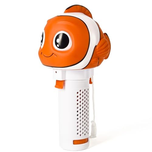 MKLZ Chlorine Floater, Small Floating Pool Chlorine Dispenser for 1 Inch Tablets, Mini Clown Fish Bromine Holder for Hot Tub, Spa, Swimming Pools - Image 1