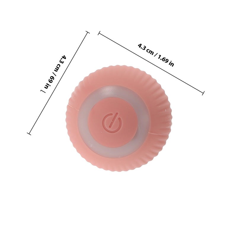 Interactive Smart Cat Ball Pink Chew Resistant Kitten Toy For Indoor Play And Dental Grinding - Image 3