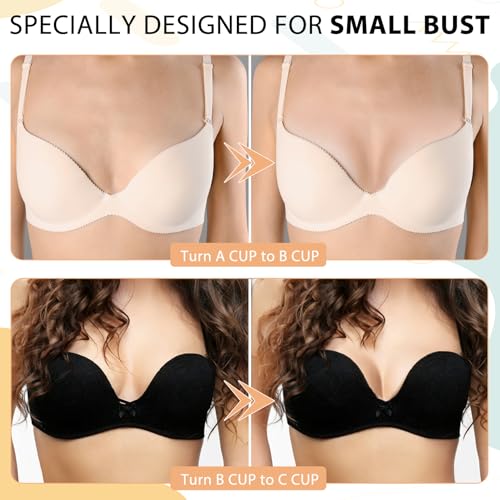 Nimiah Super Thick Push-up Inserts, 2 Pairs Sew in Bra Cups for Dress, Breast Enhancer Add Cleavage Instantly in Swimsuits Sports Tops - Image 3