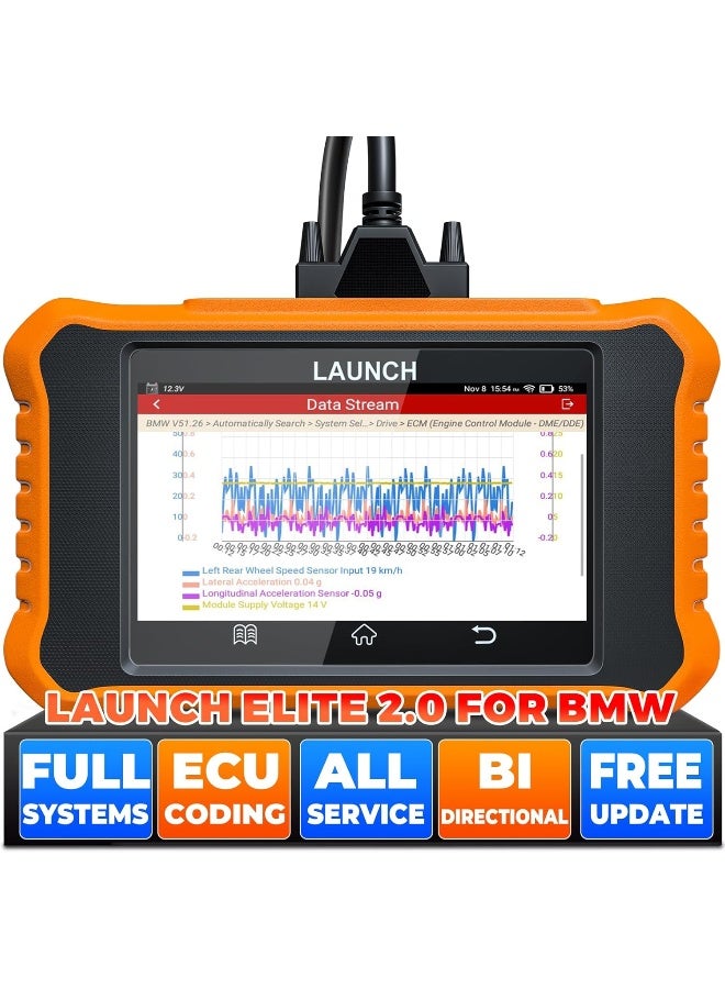 LAUNCH Creader Elite V2.0 for BMW OBD2 Scanner - Image 1