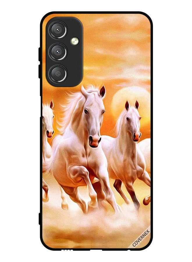 Covernex Protective Case Cover For Samsung Galaxy A24 4G Horses Running - Image 1