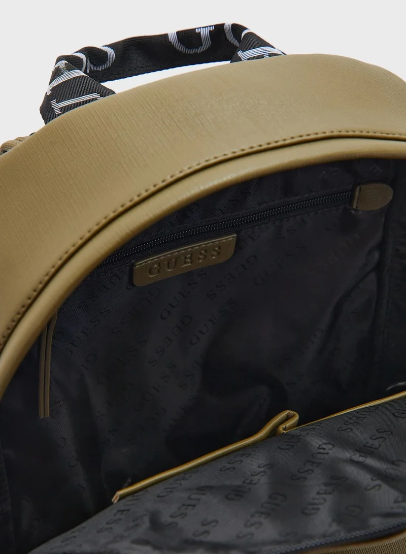 GUESS Logo Detailed Backpack