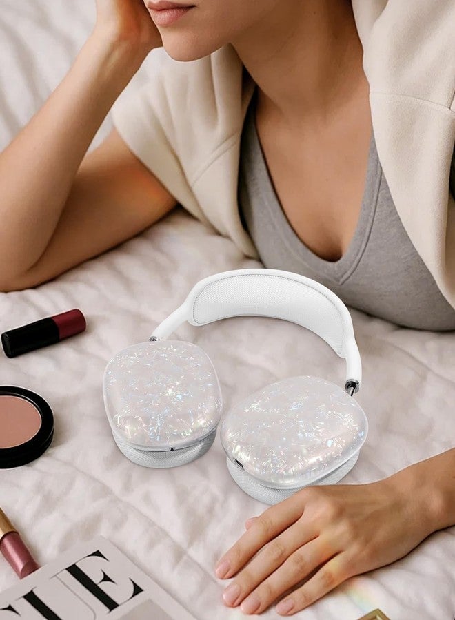 أغطية حماية سماعات AirPods Max من Joyleop - أغطية أنيقة ومتينة لسماعات AirPods Max، غطاء حماية لسماعات الرأس من الميكا اللؤلؤية بتصميم فريد، ملحقات أساسية رائعة لسماعات الرأس. - Image 5