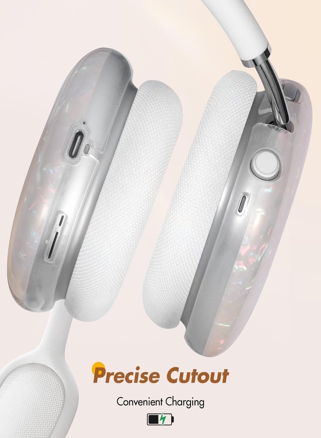 أغطية حماية سماعات AirPods Max من Joyleop - أغطية أنيقة ومتينة لسماعات AirPods Max، غطاء حماية لسماعات الرأس من الميكا اللؤلؤية بتصميم فريد، ملحقات أساسية رائعة لسماعات الرأس. - Image 3