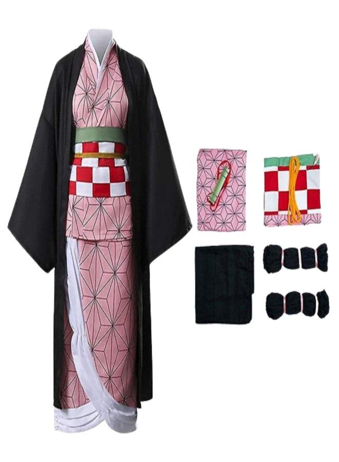 Kamado nezuko Cosplay Costumes Set