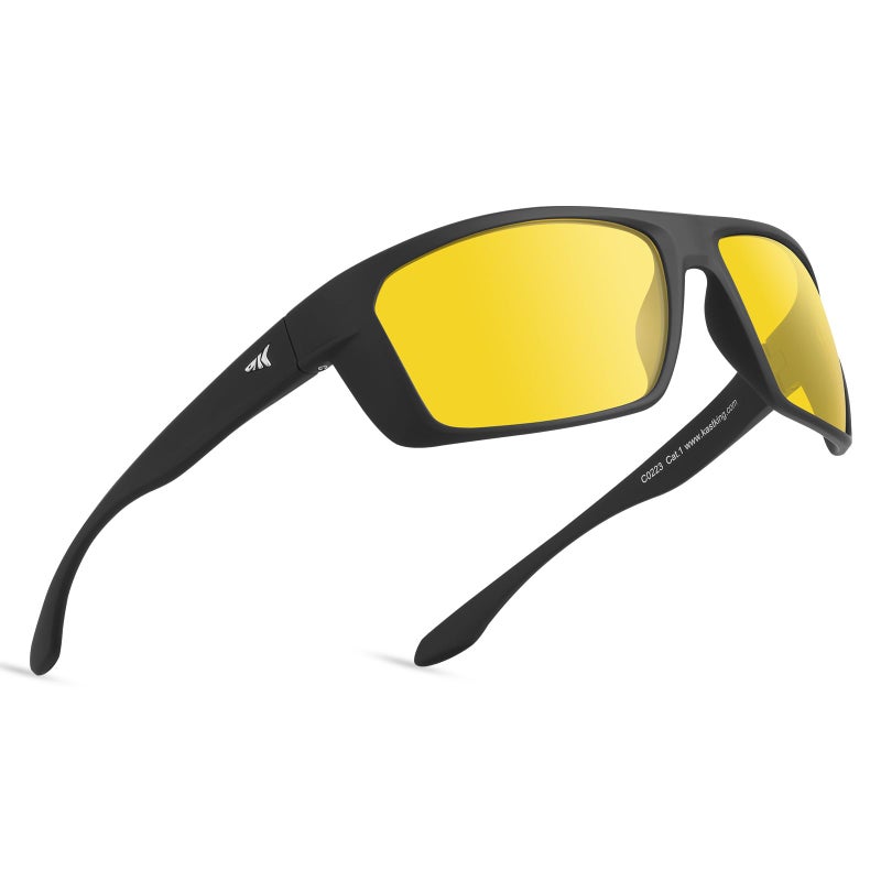 KastKing IllumiLens Night Vision Glasses, Night Driving Glasses for Men Women, Reduce Glare and Enhance Vision - Image 1