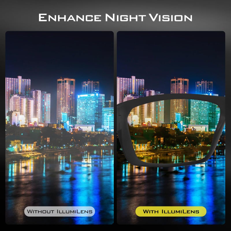 KastKing IllumiLens Night Vision Glasses, Night Driving Glasses for Men Women, Reduce Glare and Enhance Vision - Image 2