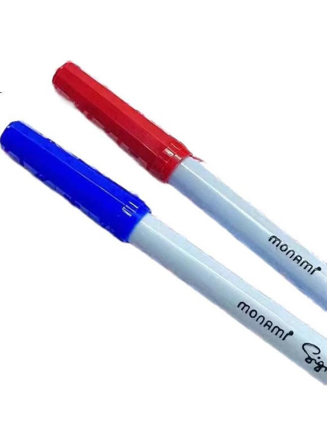 Monami Imported Water-Based Gel Pen 0.7Mm Minimalist Style For Study, Office, Signing, Outlining, Hand-Drawn Sketching Sign Pen351 Black 12-Pack 04010-01 - Image 2