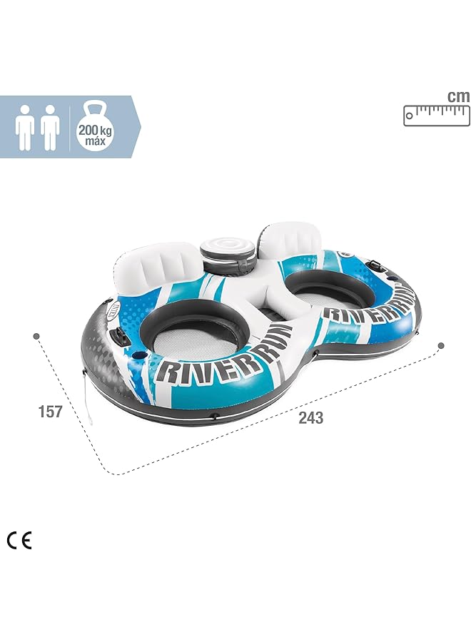 INTEX Skye River Run 2 Deflated Size: 2.43m x 1.57m (56827EU) - Image 3