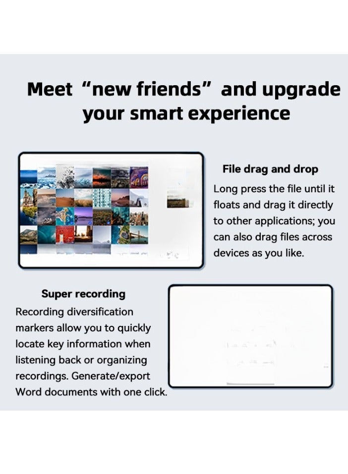 AROAQ N716 10.1 Inch Tablet, Calling Wifi Android Tablet PC, Sturdy And Durable Computer Pad With Eye Protection, Portable Touch Pad For Study Watching Movies, (1pc, Silver, High End Version 256GB With Leather Case) - Image 4