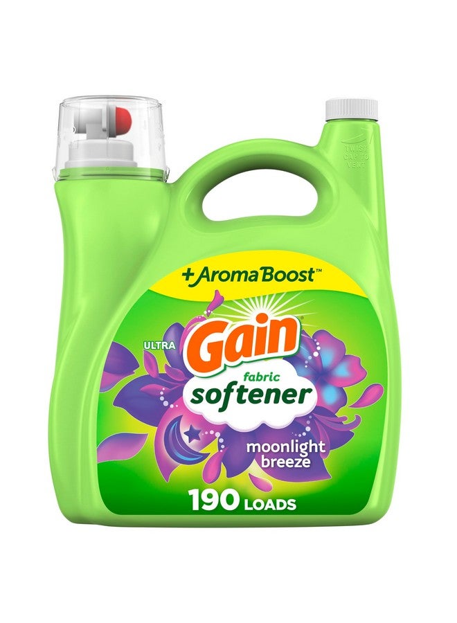 Gain Liquid Fabric Conditioner, Moonlight Breeze Fabric Softener, 190 loads, 140 fl oz - Image 1