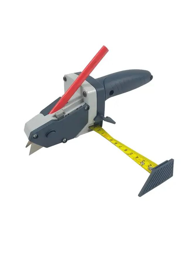 Heavy Duty Alloy Gypsum Board Cutter with Built In Measuring Tape Manual Drywall Tool - Image 3