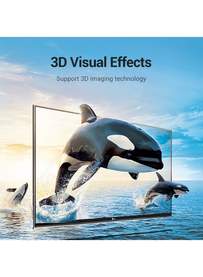 VENTION DP Male to Male Cable Black Model - Image 4