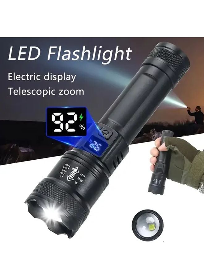3 Pcs Multi Functional Handheld Flashlight USB Rechargeable Portable ABS Work Lamp - Image 3