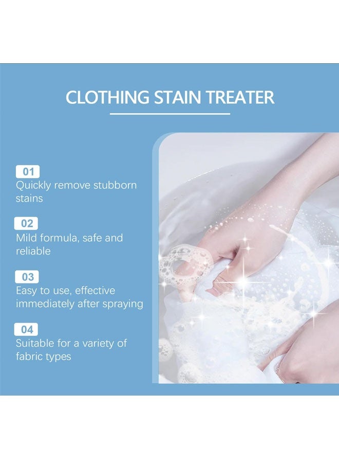 بخاخ مزيل بقع الملابس، فعال على بقع الزيت/العرق/الطعام، تركيبة خفيفة سريعة الذوبان، آمن على جميع الأقمشة، محلول تنظيف يومي موثوق. - Image 5