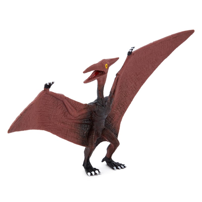Zappi Co Childrens Pterodactyl black/purple Dinosaur Figure Toy (25.5cm Length) Realistic Detailed Dino Collection for Kids - Action Figures for Playtime Fun & Learning - Image 1