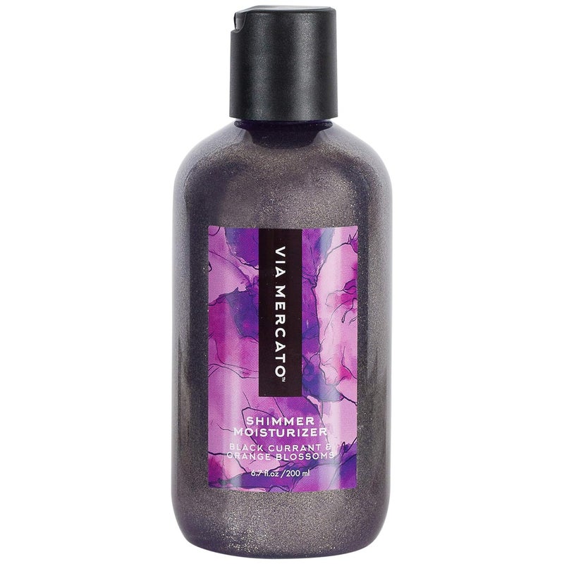 Via Mercato Bella Collection Hydrates  Invigorates Shimmer Moisturizer 200 ML No 3  Black Currant  Orange Blossoms 
