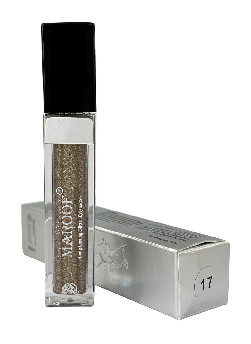 MAROOF Long Lasting Glitter Eyeshadow by Maroof - 17 Bronze Gold - Image 2