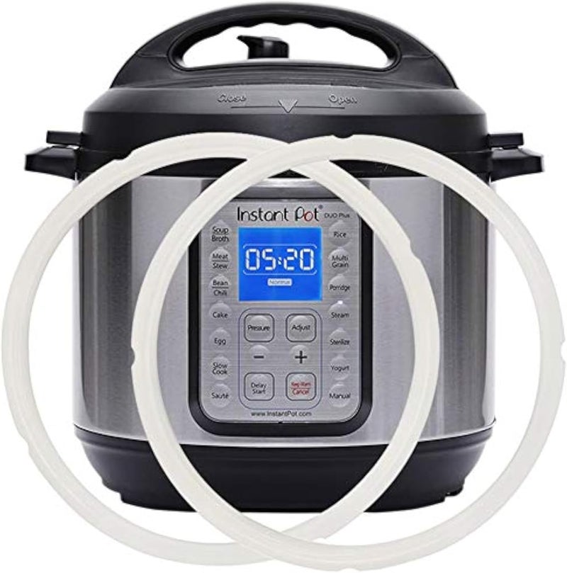 ZoneFly Silicone Sealing Ring 6qt for Instant Pot Sealing ring for 6 5qt Insta Pot, Sweet and Savory, Food-grade Silicone Fits IP-DUO60, IP-LUX60, IP-DUO50, IP-LUX50, Smart-60, IP-CSG60 and IP-CSG50-2 Pack - Image 1