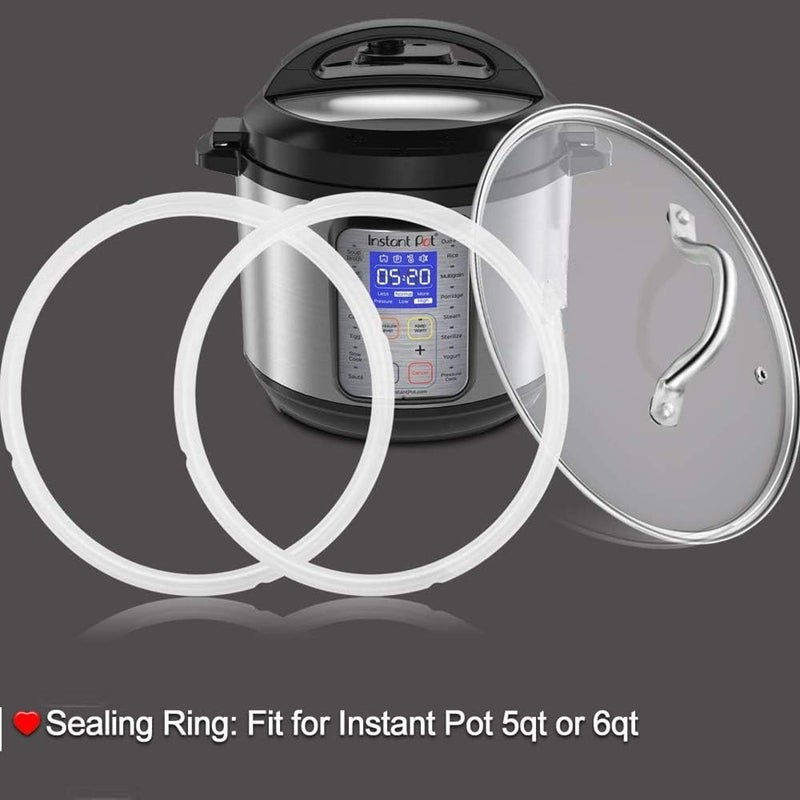 ZoneFly Silicone Sealing Ring 6qt for Instant Pot Sealing ring for 6 5qt Insta Pot, Sweet and Savory, Food-grade Silicone Fits IP-DUO60, IP-LUX60, IP-DUO50, IP-LUX50, Smart-60, IP-CSG60 and IP-CSG50-2 Pack - Image 5