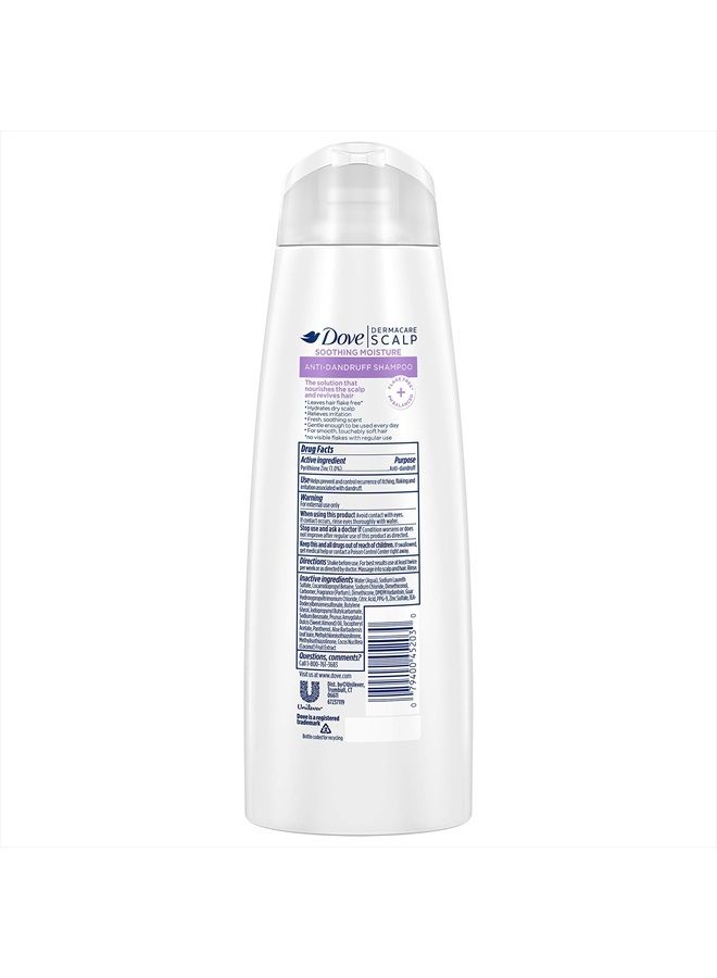 Dove Dermacare Scalp Anti-Dandruff Shampoo Soothing Moisture 12 oz Pack Of 6 - Image 2