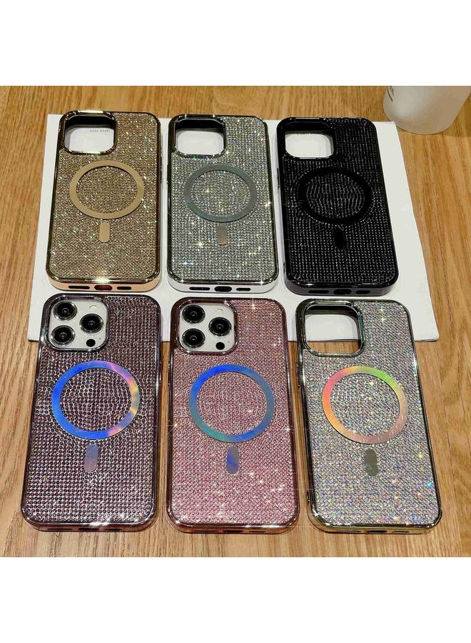 S-TOP Case For iPhone 13 Diamonds Plated Magsafe Phone Case - Image 2