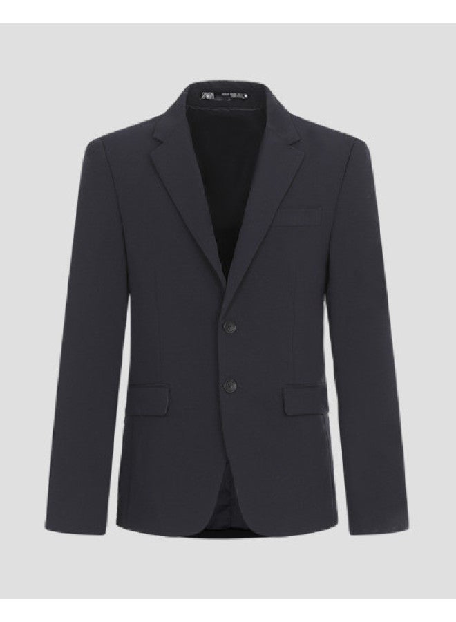 Zara men's Business Commute Structured Casual Shoulder-padded Blazer - Image 1