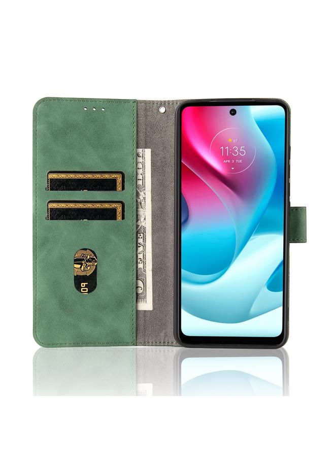 S-TOP Case For Motorola Moto G60S Solid Color Skin Feel Magnetic Buckle Horizontal Flip PU Leather Case with Holder & Card Slots & Wallet - Image 5