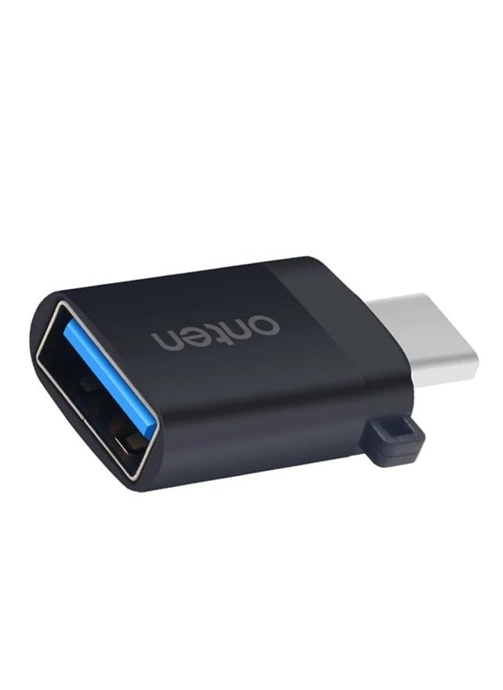 onten OTG USB-C to USB-C , for mobile devices with type c for charging and data transmission , small and light, easy to carry , charging and data transmission Adapter 5Gbps – Black  - Image 4