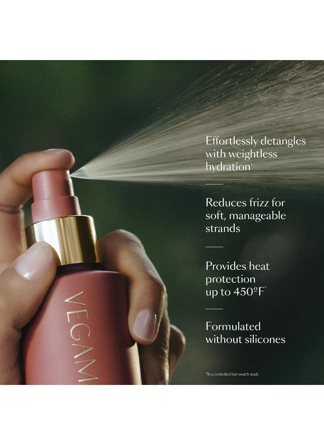 VEGAMOUR - Egamour Hydr8 Leave In Conditioner Heat Protectant Leavein Conditioner & Detangling Spray For Dry Damaged Frizzy Hair Floral & Vanilla Scent 5 Fl. Oz. - Image 1
