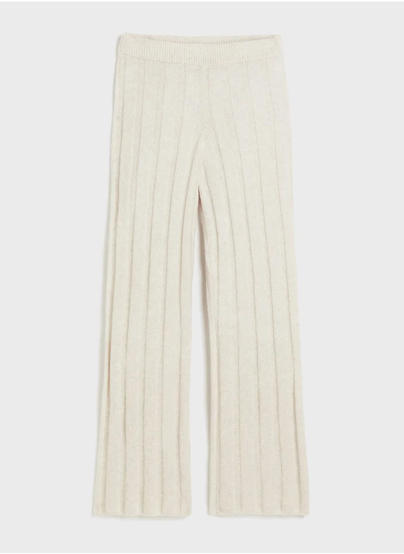 اتش اند ام Ribbed Knitted Pants