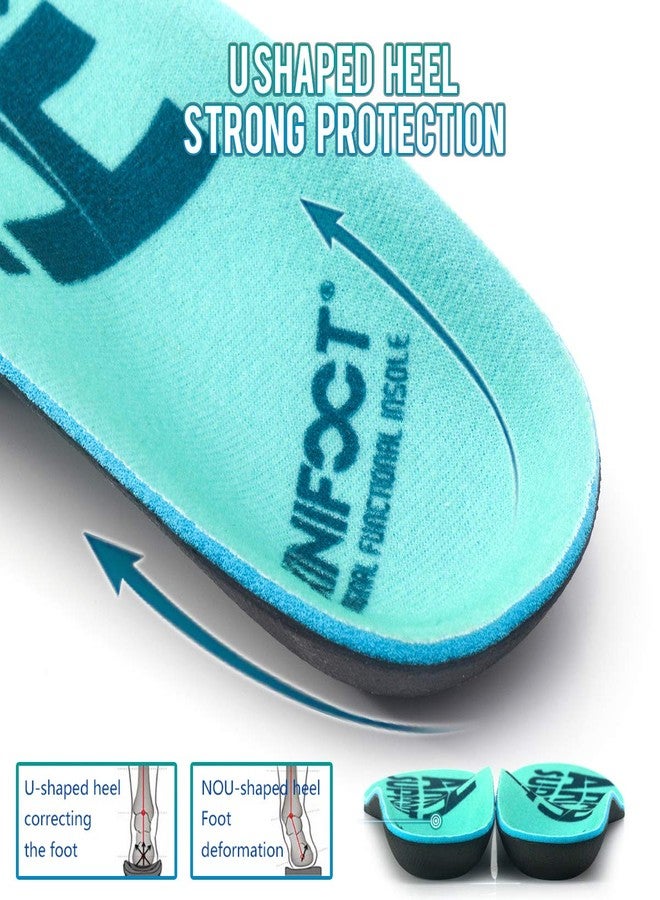 XINIFOOT نعال داخلية مريحة لدعم قوس القدم من XINIFOOT (زوجان) لعلاج التهاب اللفافة الأخمصية، نعال داخلية للجري للرجال والنساء - Image 5