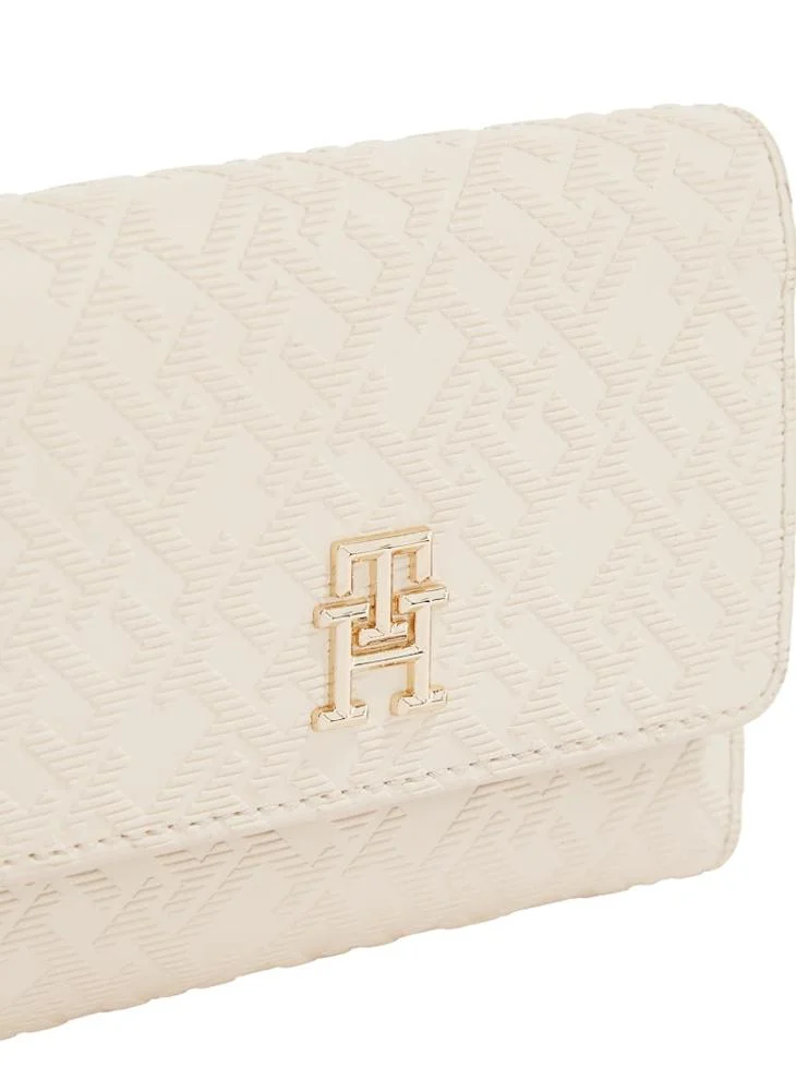 TOMMY HILFIGER MONOGRAM TRIFOLD WALLET