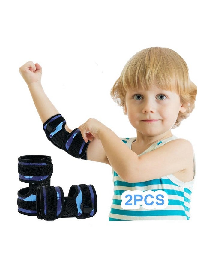 Zelen Thumb Sucking Guard Deterrent Finger Sucking Prevention Thumb Sucker Stopper for Kids Toddlers Nail Biting Treatment Anti Nose Picking Stop Thumb Sucking Glove Pediatric Elbow Immobilizer (2PCS) - Image 1