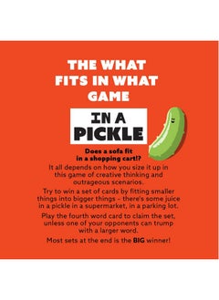 Gamewright Gamewright - Party to Go - in a Pickle - Card Game - Age 10+, 2-6 Players  - Image 5