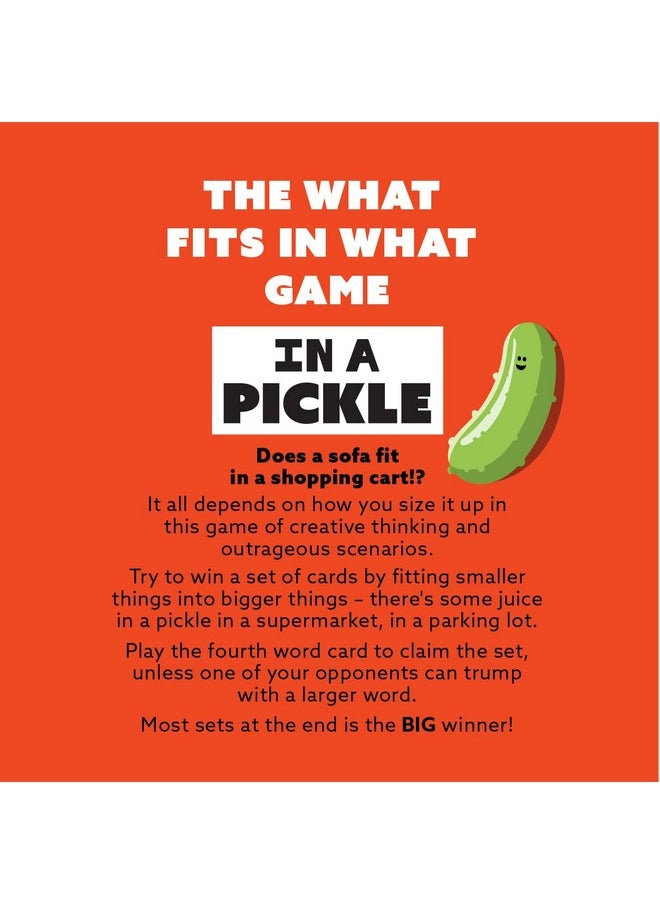 Gamewright - Gamewright - Party to Go - in a Pickle - Card Game - Age 10+, 2-6 Players - Image 1