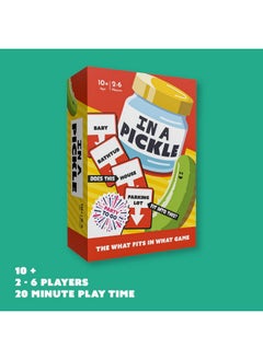 Gamewright Gamewright - Party to Go - in a Pickle - Card Game - Age 10+, 2-6 Players  - Image 2